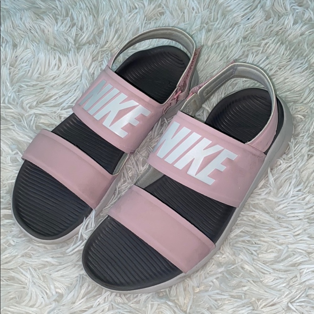 Pink Nike Tanjun Sandal